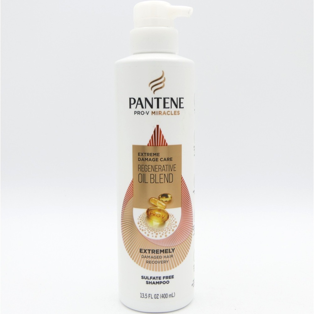 Pantene Pro-V Miracles Extreme Damage Care Regenerative Oil Blend Shampoo 13.5oz